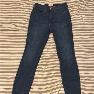 Blue Skinny Jeans with Classic Denim Construction